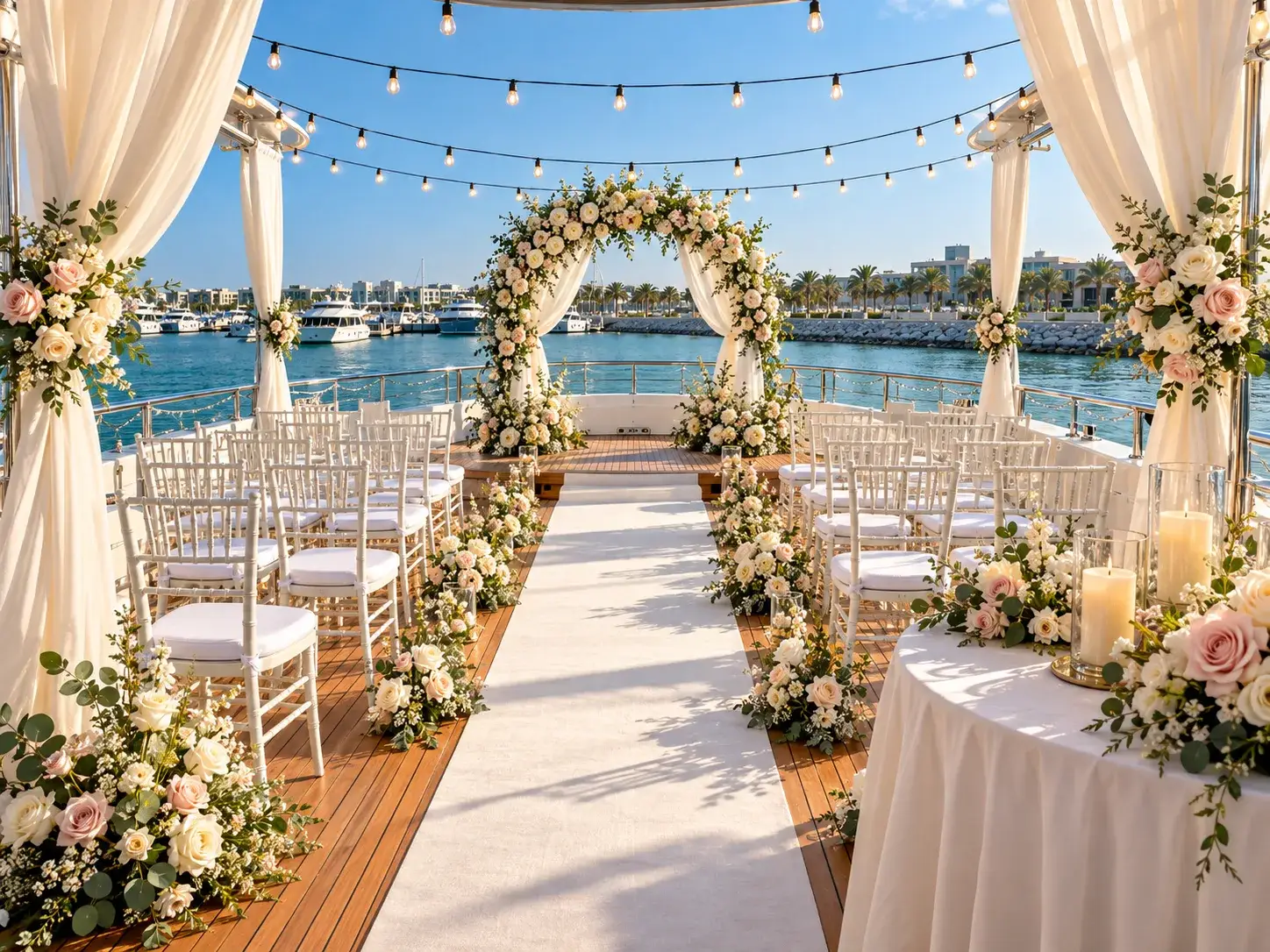 Yacht Wedding Decoration