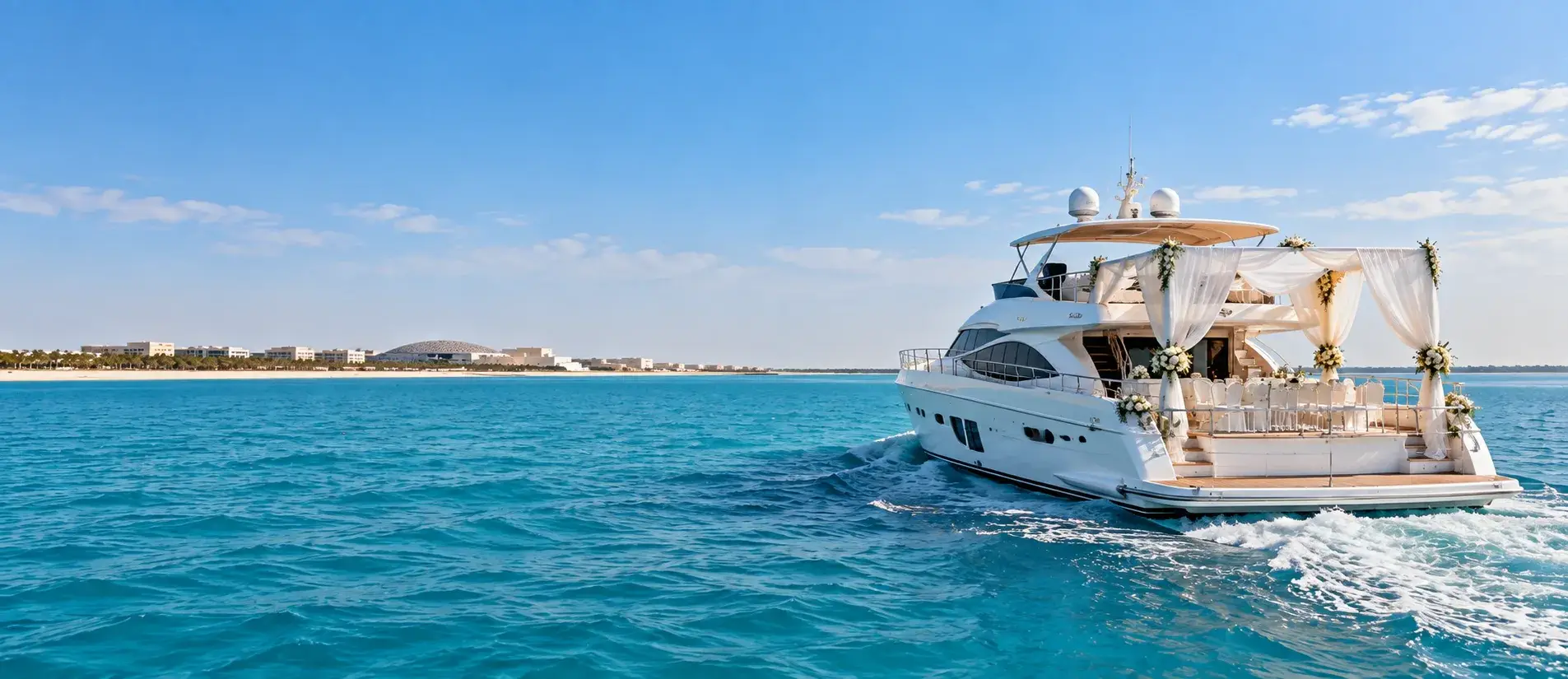 Wedding Yacht Charters in Abu Dhabi