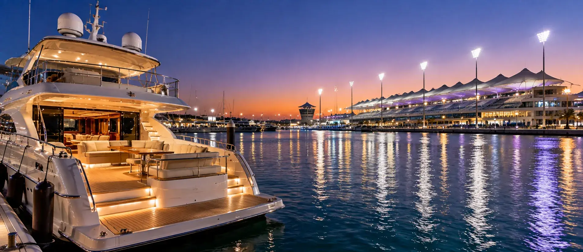 Formula 1 Yacht Packages at Yas Marina