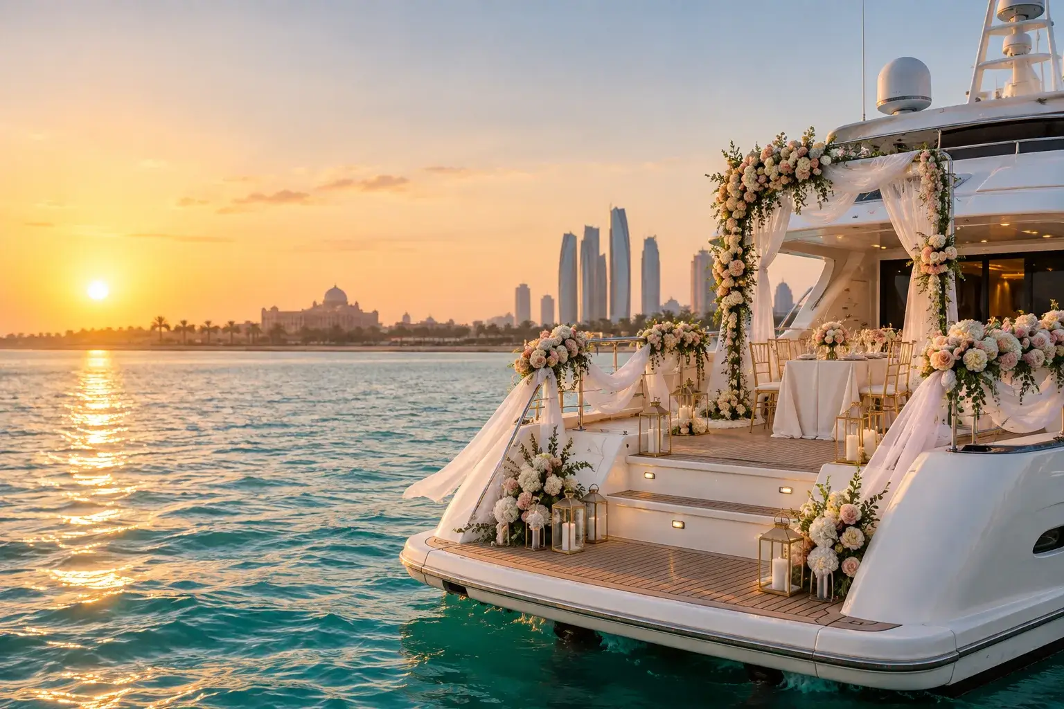 Wedding Yacht Abu Dhabi — Private Yacht Weddings at Sea