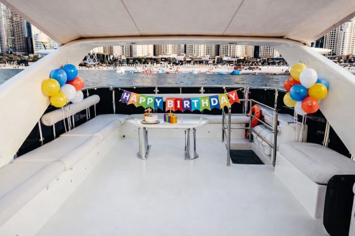 Super yacht wedding celebration in Abu Dhabi