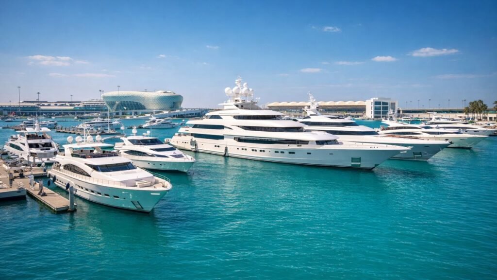 luxury yacht rental Abu Dhabi fleet