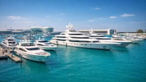 luxury yacht rental Abu Dhabi fleet