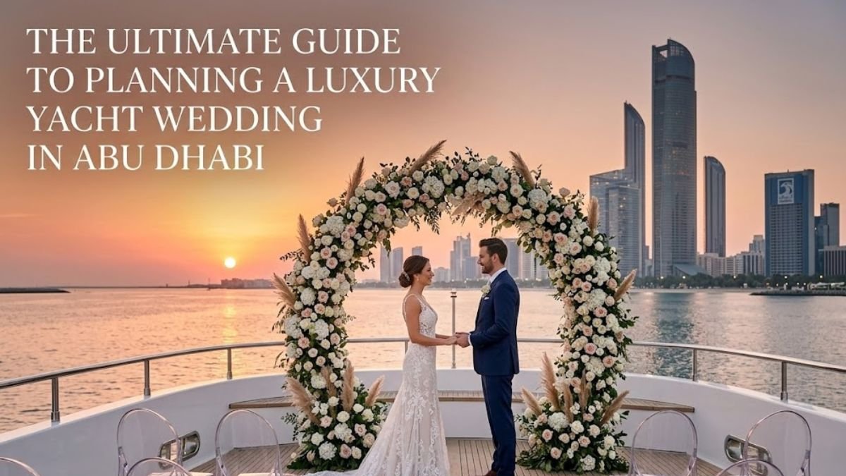 how to plan a yacht wedding in Abu Dhabi